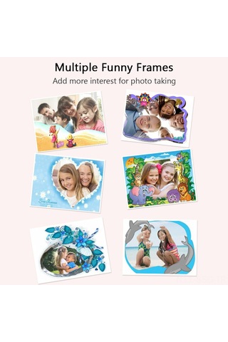 Springsun Mavi Çocuk Kamera: 720p Video, 8mp Fotoğraf, 2" Ekran, 32gb Destekli, 4 Saat Kullanim Süresi