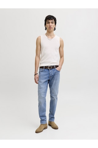 Jack & Jones Jack Jones Extra Konfor Dar Paça Erkek Kot Pantolon 12289824 Mavi