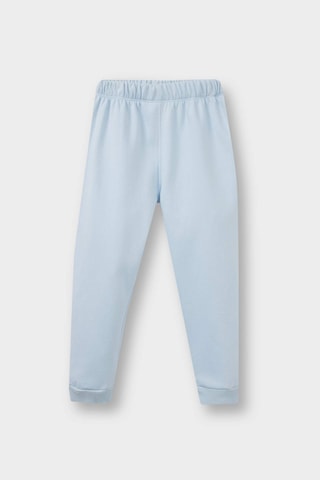 Defacto Kız Bebek 2li Takım Baskılı İçi Yumuşak Tüylü Sweatshirt Eşofman Altı F0548a525wnbe343 Mavi