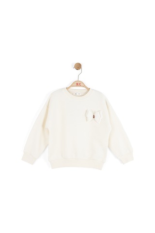 Xo Kids Kız Çocuk Sweatşirt 4-8 Yaş 39515 Krem