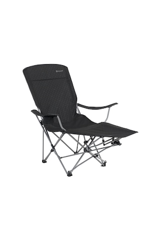 Outwell Catamarca Lounger Deluxe Ayak Uzatmalı Katlanır Kamp Sandalyesi Siyah