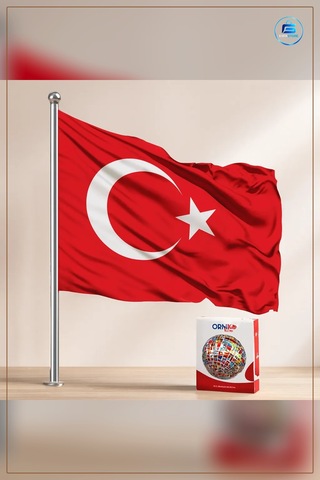Türk Bayrağı 150x225 Cm Alpaka Kumaş Duvar Dekorasyon Ürünü Tören Diğer