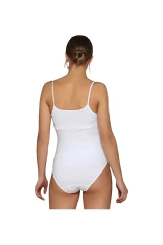 Seher Yıldızı Elastan İp Askı Body Skd 0066 6 Lı Paket Beyaz