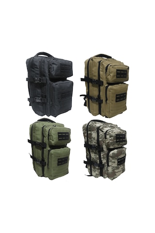Baggor Kampçı-Seyahat-Dağcı-Outdoor-Askeri Taktik Sırt Çantası Siyah Çok Renkli