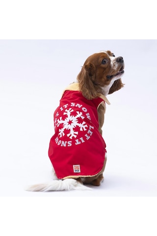 Kırmızı Yukon Yelek Köpek Yeleği Köpek Kıyafeti Köpek Yağmurluk