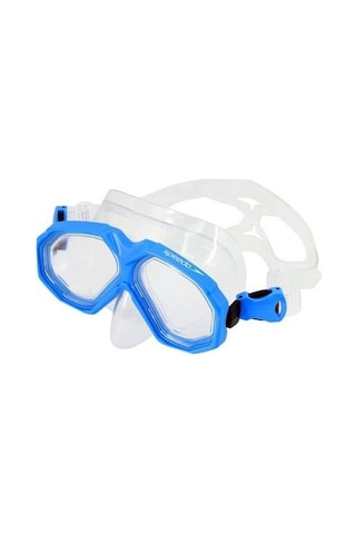 Speedo Sol25002c-tcbk Au Dual Lenses Mask With Snrkl Unisex Şnorkel Set Mavi