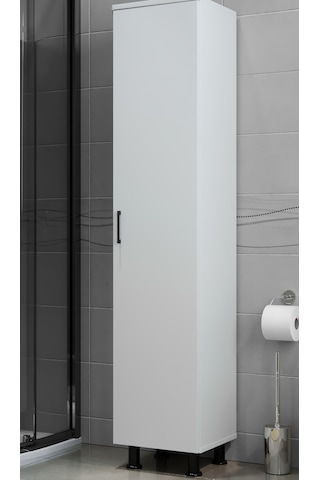 Rare Çok Amaçlı Banyo Dolabı 5 Bölmeli Beyaz