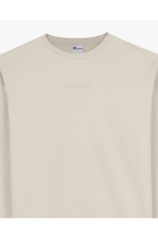 Skechers M Essential Crewneck Sweatshirt Erkek Gri Sweatshirt S2610015-1457