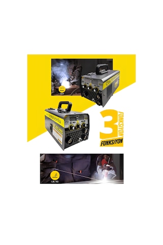Keyatec Eea456 Çok Fonksiyonlu Tıg Mma Mıg 999 Argon Kaynak Gazsız Gaz Altı Kaynak Makinesi