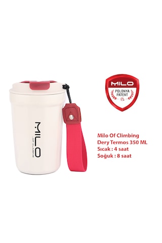 Milo Of Climbing Dery 350 Ml Çelik Termos Beyaz