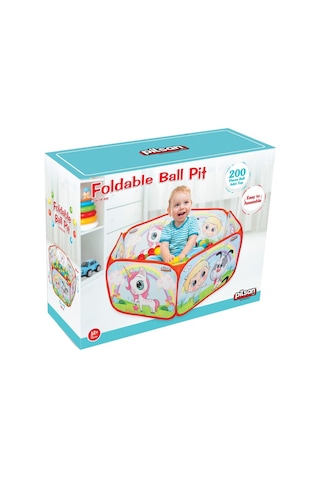 PLS-06-413 KATLANABILIR TOP HAVUZU 6CM 4 Çok Renkli