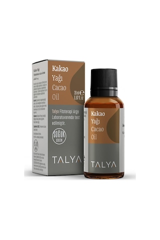 Kakao Yağı, Soğuk Sıkım,%100 Saf Ve Doğal, Doğal Bronzluk, 20 Ml