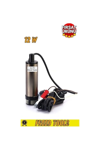 12 Volt Mazot Ve Sıvı Aktarma Pompası Dalgıç Pompa