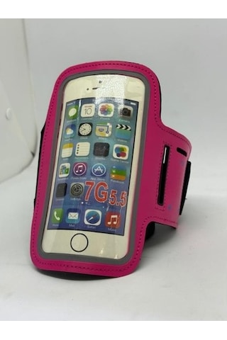 Pembe Apple iPhone Uyumlu 12 iPhone 13 Kol Bandı Spor İçin Telefon Kılıf 13.5 Cm 7 Cm Telefon Kılıfı