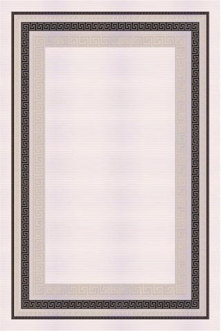 Çam Halı Miras 6815 Gri Enti Halı Modern Desenli Makine Halısı