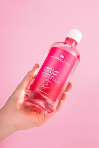 Herbaderm Hyaluronic Hydration Yoğun Nemlendirici Micellar Makyaj Temizleme Suyu 500 ML
