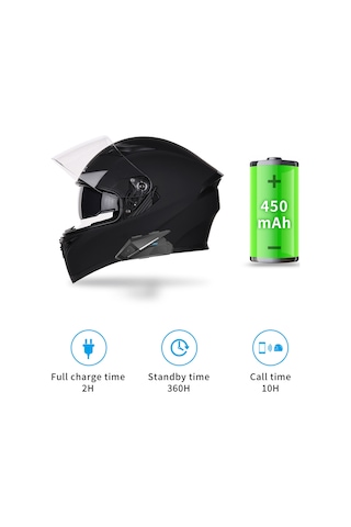 Suofeng Kask İçin Su Geçirmez Bluetooth 5.0 Kulaklık - Motosiklet Müzik Ve Gps İletişim Sistemi