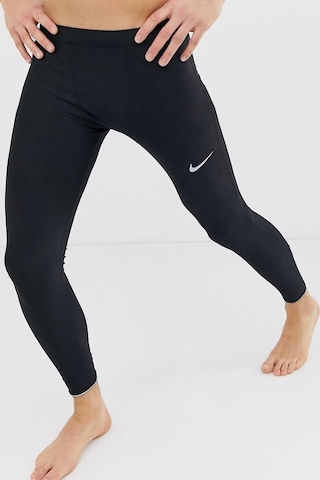 Nike Dri Fit Mobility Running Men' Tight Leggings Erkek Reflektörlü Koşu Tayt Siyah