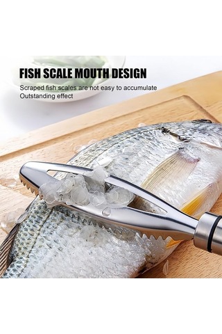 Çok İşlevli Paslanmaz Çelik Balık Pulları Kazıyıcı, Temizleme Kiti - Ev Pazar Restoran İçin 1 Adet Diğer