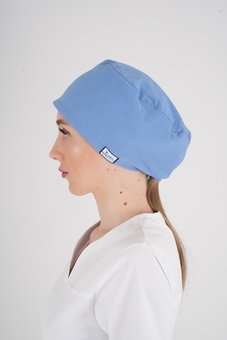 Unisex Dokuz Eylül Mavisi Doktor Hemşire Hastane Medikal Cerrahi Bonesi Mavi Açık