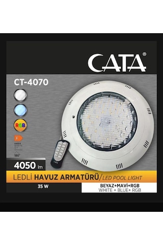 Cata Ct-4070 Ledli Havuz Armatürü 35w Rgb