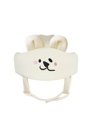 Hangfox 1-6 Yaş Bebek Yürüme Korumalı Kask: Çocuk Baş Koruyucu, Nefesli Ağızlı Ayı Desenli Bej , Çarpıtkor, Hafif Malzeme Diğer