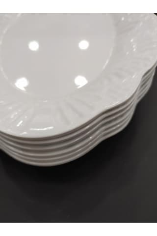 Biodata 2 Adet 28x20 Cm Melamin Kırılmaz Kayık Salata Tabağı Servis Tabağı Yemek Meze Tabağı 3 Çok Renkli