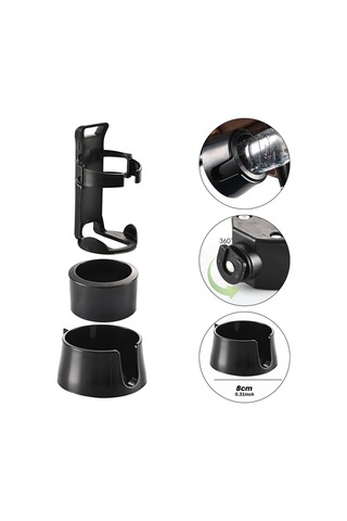 Homyl Bisiklet Şişe Tutucusu, Tekerlekli Sandalye, Motosiklet Siyah