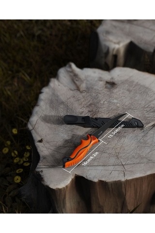 Dancemonkey 18 Cm Paslanmaz Çelik Skyfox Profesyonel Fileto Bıçağı, Kaymaz Sap, Kılıflı