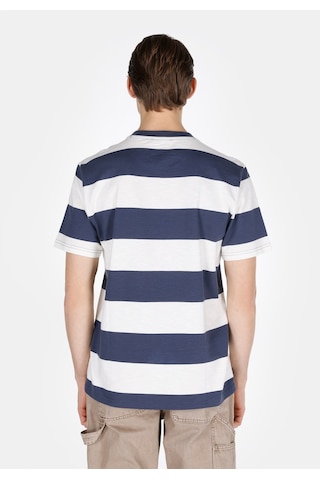 Colin's Colins Comfort Fit Yuvarlak Yaka Çizgili Erkek Lacivert Kısa Kol Tişört Cl1073099 Cl1073099 Q1.v1 Nav Lacivert