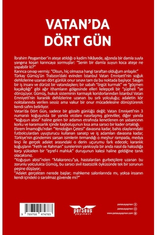 Vatan Da Dört Gün - Türkay Gümüş - Perseus Yayınevi