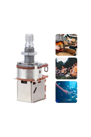 Hfambition Gitar Ve Bas Geliştirici Potansiyometre A500k - 18mm Mil Uzunluğu, Ses Ve Ton Regülatörü, Dayanıklı Metal Yapı