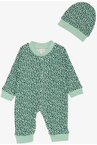 Breeze Kız Bebek Tulum Desenli 0-6 Ay, Mint Yeşili-mint Yeşili Mint Yeşili