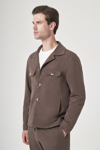 İmza Kahverengi Berberi Yaka Örme Beli Lastikli 6 Drop Slim Fit Astarsız Esnek Takım Elbise 1001260177