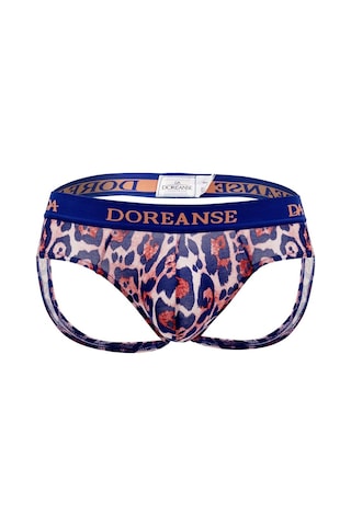 Doreanse Erkek Leopar Fantazi Jockstrap Destekli String Tanga 127