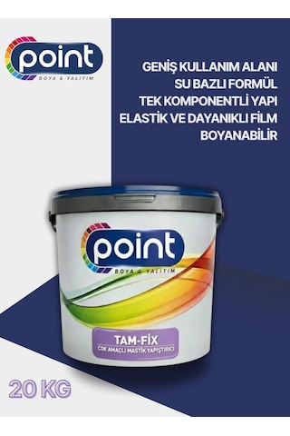 Tr Tam-fix - Çok Amaçlı Mastik Yapıştırıcı, İzolasyon Malzemesi Gri, 15 Kg Genel
