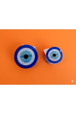Şehrazat Handmade 2li Nazar Boncuklu Mandal Toka Seti Çok Renkli