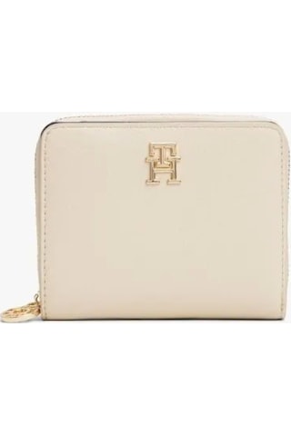 Tommy Hilfiger Th Dıstınct Med Za Kadın Bej Cüzdan Aw0aw17473acı Bej