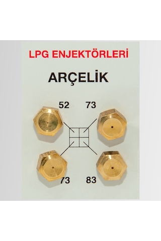 100 Takım Lpg Dönüşüm Ocak Memesi Arçelik