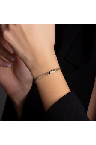 Altın Yassı Bileklik BL0059 Sarı Altın