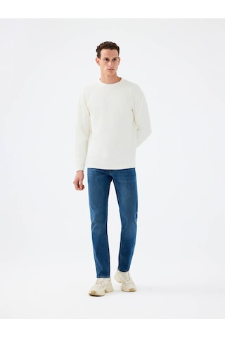 Loft Beyaz Erkek Sweatshirt Lf2037183 Beyaz