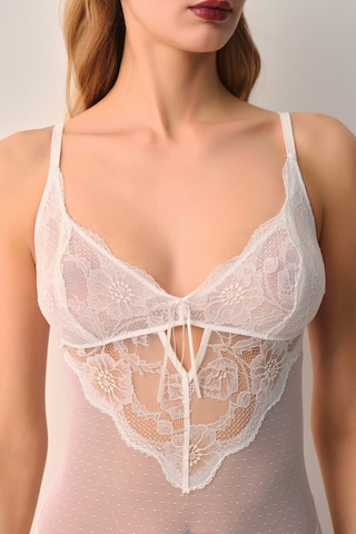 Suwen Vivienne Dantelli Body St4450612036 Ekru