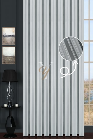 Simli Çift Makarna Tül Perde 2201 V-gümüş Gümüş