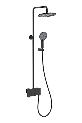 Fontana - Mat Siyah Duş Ünitesi Outlet - Fj-3155-