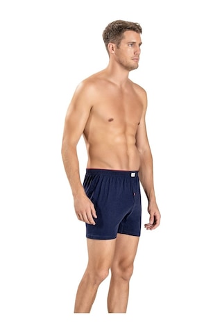 Jiber Erkek Lacivert Havlu Kemer Pamuklu Boxer 127