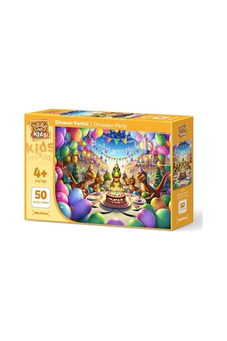 Art Puzzle Kids Dinazor Partisi 4 Yaş Üzeri - 50 Parça Yapboz 35318
