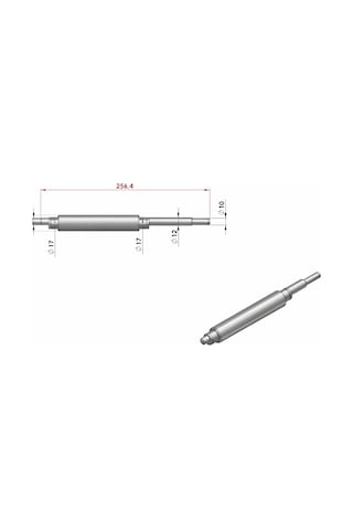 Osimo 30 Cm Hamur Açma Üst Merdane Mili Eksantrik