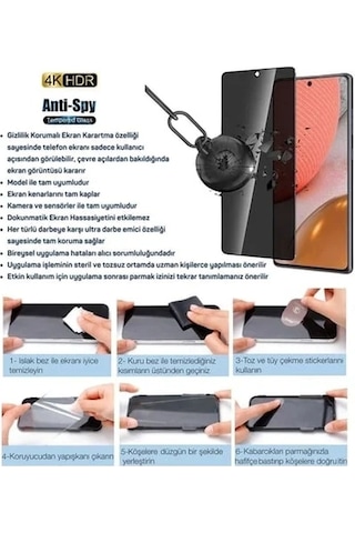Samsung Uyumlu S24 Fe Anti-statik Hayalet Cam Ekran Koruyucu