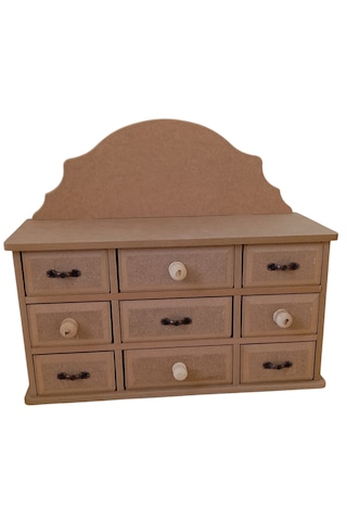 Çok Çekmeceli Boyanabilir Kutu