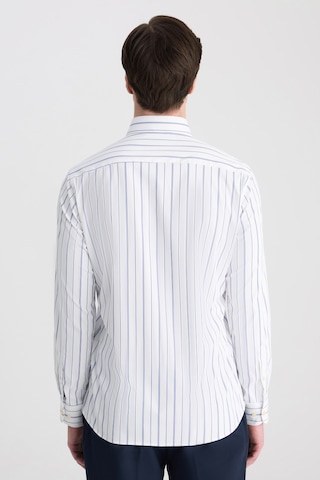 Twn Slim Fit Beyaz Çizgili Gömlek 5ef02xt03288m Çok Renkli